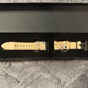 Coach Crystal Tea Rose Apple Watch Band